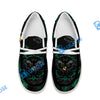 BlueJose Billiards Ball 8 & 9 Yinyang Dragon Tiger White Canvas Loafer Shoes ( 4 Colors )