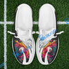 BlueJose Billiards Ball 8 Colorful Paint Mesh Dude Shoes