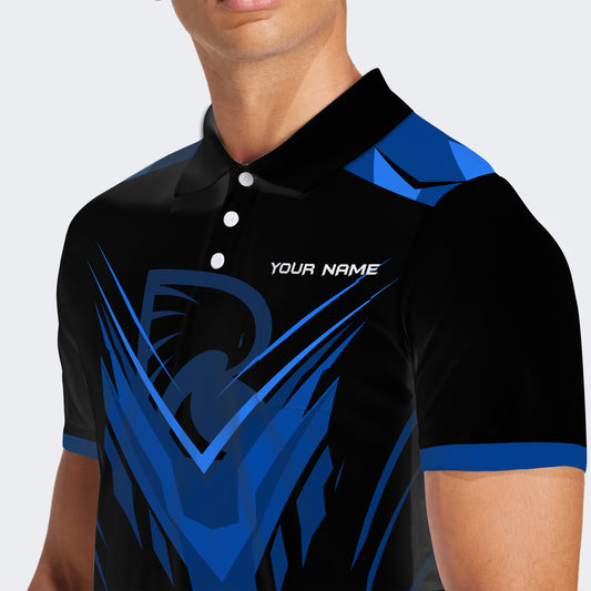 BlueJose Design Blue And Black Darts Personalized Name, Team Name Unisex Shirt