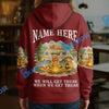 BlueJose Personalized Golden Retriever Camper Life Hoodie