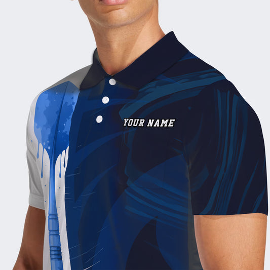 BlueJose Blue Darts Paintdrop Style Personalized Name, Team Name Unisex Shirt