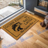 BlueJose Gone Fishing Be Back Later Bass Fishing Custom Name Coir Doormat