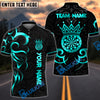 BlueJose Darts Royal King Customized Name, Team Name 3D Shirt (4 Colors)