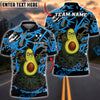 BlueJose Darts Funny Avocado Design Personalized Name, Team Name Unisex Shirt (4 Colors)