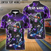 BlueJose Bowling Hiphop Gorilla Design Customized Name, Team Name 3D Shirt (4 Colors)