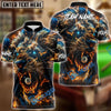 BlueJose Billiards 8 Ball Lion Fire Glow Personalized Name, Team Name Unisex Shirt (4 Colors)