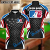 BlueJose Billiards 8 ball & 9 Ball National Billiards America Personalized Name, Team Name Shirt (2 Colors)