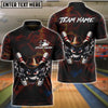 BlueJose Bowling & Pins Cowboy Gunslinger Customized Name, Team Name 3D Shirt (4 Colors)