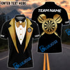 BlueJose Darts Gentleman Style Personalized Name, Team Name Shirt (6 Colors)