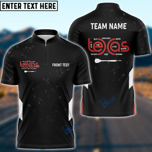 BlueJose Texas Darts Custom Name Shirt