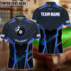 BlueJose King Billiards Ball 8 Personalized Name Shirt (6 Colors)