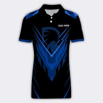 BlueJose Design Blue And Black Darts Personalized Name, Team Name Unisex Shirt