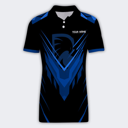 BlueJose Design Blue And Black Darts Personalized Name, Team Name Unisex Shirt