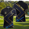 BlueJose Golf Premium PGA Tour Customized Name, Team Name 3D Shirts (4 Colors)