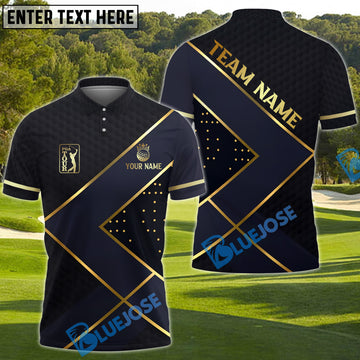 BlueJose Golf Premium PGA Tour Customized Name, Team Name 3D Shirts (4 Colors)