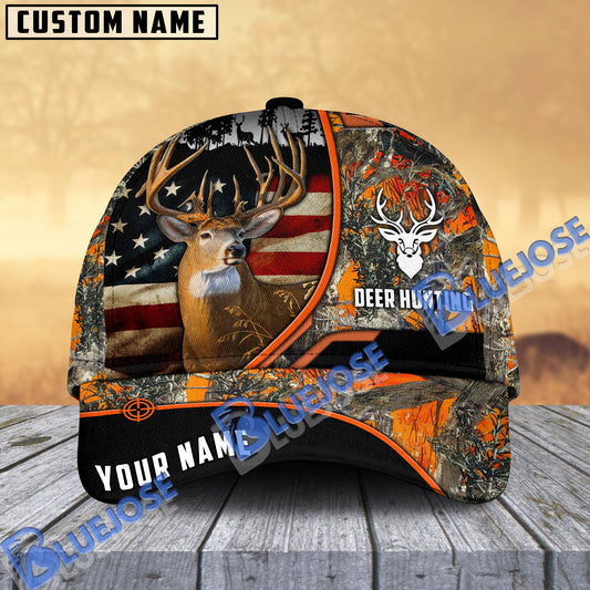 BlueJose The Best Baer Deer Hunting Personalized Cap