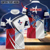 BlueJoses Bowling Texas Style Customized Name, Team Name 3D Shirt