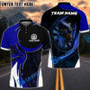 BlueJose Lightning Panther Darts Personalized Name, Team Name Shirt (6 Colors)