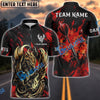 BlueJose Darts Golden Phoenix Personalized Name, Team Name Shirt (4 Colors)