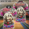 BlueJose Bowling Mad Bowl Graffiti Style Customized Name, Team Name 3D Shirt (4 Colors)