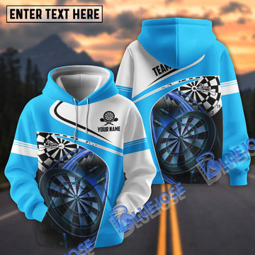 BlueJose Customized Name & Text Darts Premium Hoodie