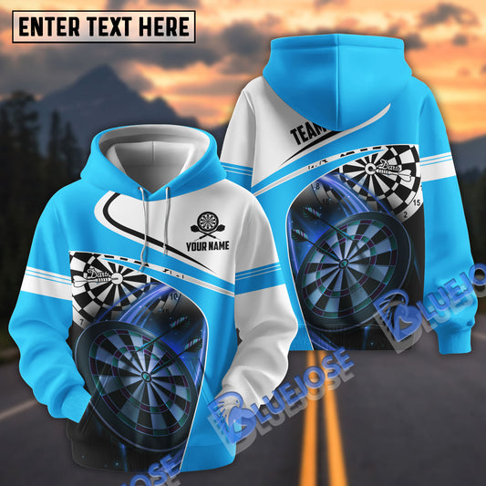 BlueJose Customized Name & Text Darts Premium Hoodie