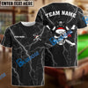BlueJose Billiards Pirate Personalized Name, Team Name Unisex Shirt