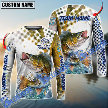 BlueJose Walleyes Water Sport Jersey Custom Name & Team Name Shirts