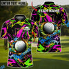 BlueJose Golf Graffiti Paint Splash Personalized Name, Team Name 3D Shirt