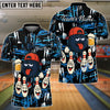 BlueJose Bowling And Pins Funny Beer Customized Name, Team Name 3D Shirt (4 Colors)