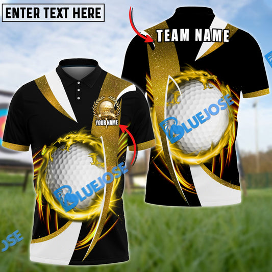 BlueJose Golf Wind Blade Customized Name, Team Name 3D Shirts (6 Colors)