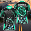 BlueJose Darts Angry Dragon Multicolor Options Personalized Name Shirt (4 Colors)