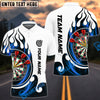 BlueJose Fire Blaster Darts Personalized Name, Team Name Shirt (4 Colors)