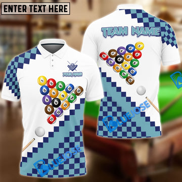 BlueJose Billiards Sublimated Personalized Shirt