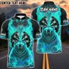 BlueJose Darts Flaming Bear Customized Name, Team Name 3D Shirt (4 Colors)