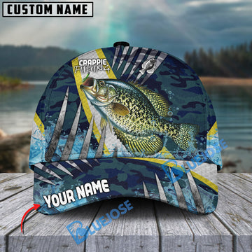 Bluejose Crappie Fishing Cod Water Blue Personalized Cap