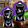 BlueJose Billiards Ball 8 Pool I'd Hit That Personalized Name Shirt (4 Colors)
