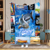 BlueJose Catfish Fishing Lovers Blanket