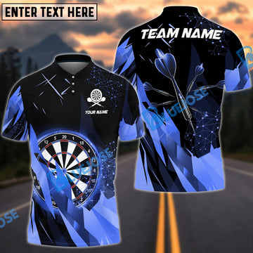 BlueJose Darts Lava Stone  Personalized Name, Team Name Shirt (6 Colors)