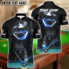 BlueJose Billiards Ball 8 Shark Reaper Personalized Name & Team Name Shirt (4 Colors)