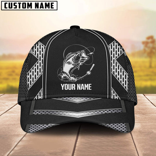 BlueJose Personalized Fishing Black Cap