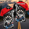 BlueJose Darts Gangster Panda Dartboard Customized Name, Team Name 3D Shirt (4 Colors)