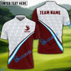 BlueJose Golf Limited Line Art Golf Lover Ball Customized Name, Team Name 3D Shirts (4 Colors)