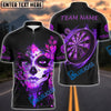 BlueJose Darts Sugar Skull Girl Personalized Name, Team Name Shirt (4 Colors)