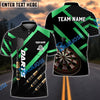 BlueJose Darts Metalic Style Personalized Name, Team Name Shirt (6 Colors)