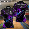 BlueJose Gear With Skull-Themed Bowling Personalized Name, Team Name 3D Shirt (4 Colors)
