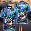 BlueJose Darts Dartboard Bear Street Style Customized Name, Team Name 3D Shirt (4 Colors)