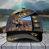 BlueJose Boar Hunting Sport Pattern Personalized Cap ( 2 Colors )