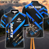 BlueJose Darts Metalic Style Personalized Name, Team Name Shirt (6 Colors)
