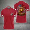 BlueJose Premium Multiple US Military Services Veteran Polo Shirt